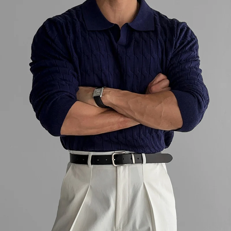 Mens Casual Comfortable Pullover Sweater — image 4