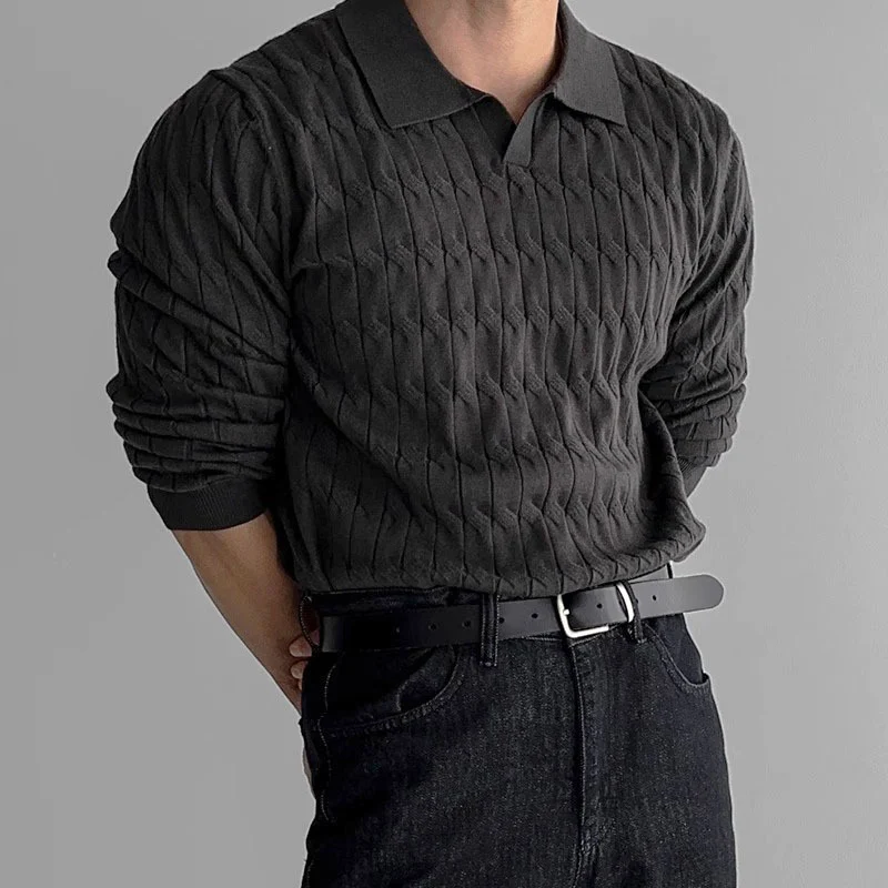 Mens Casual Comfortable Pullover Sweater — image 6