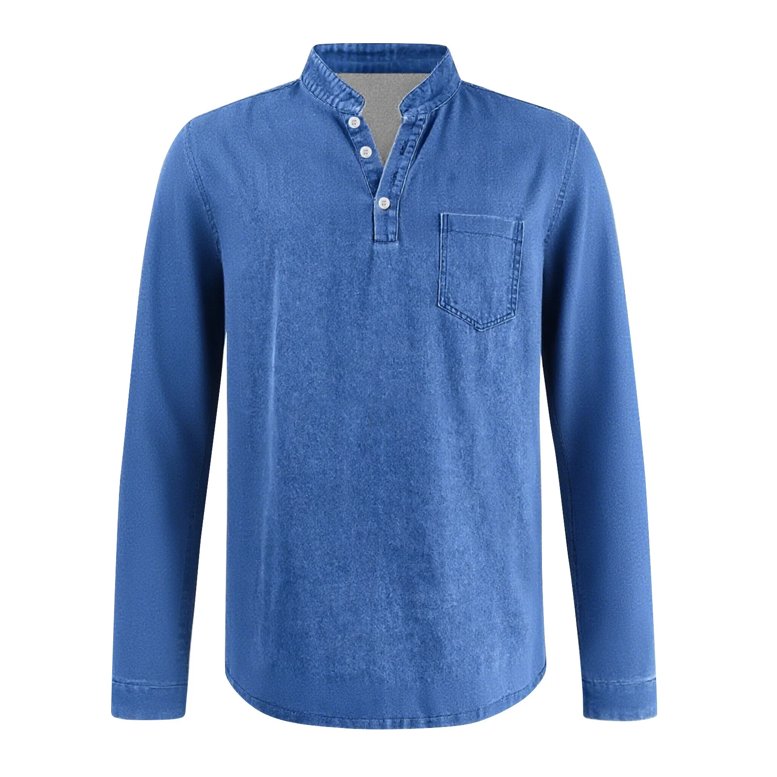 Mens Casual Front-button Top — image 8