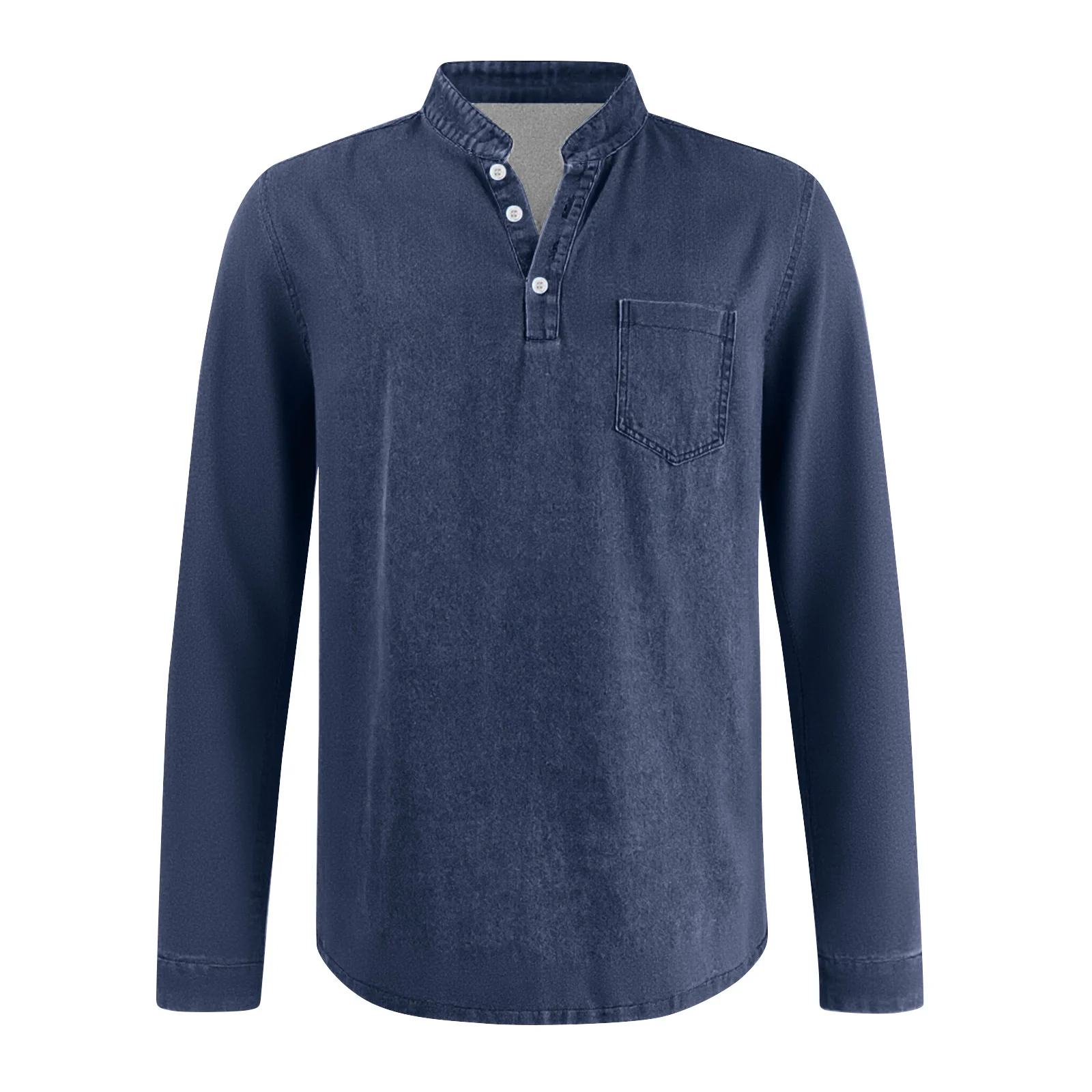 Mens Casual Front-button Top — image 10