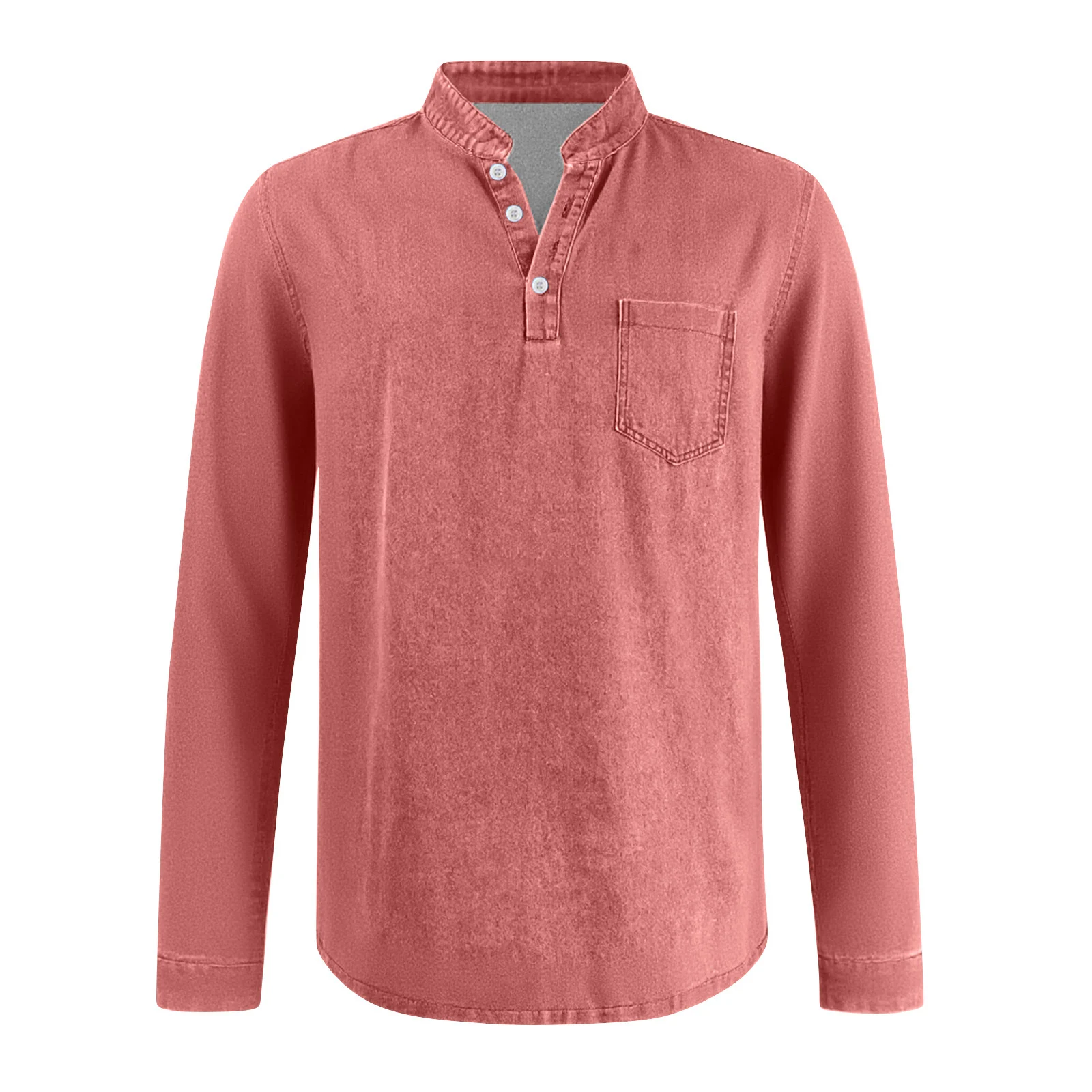 Mens Casual Front-button Top — image 12