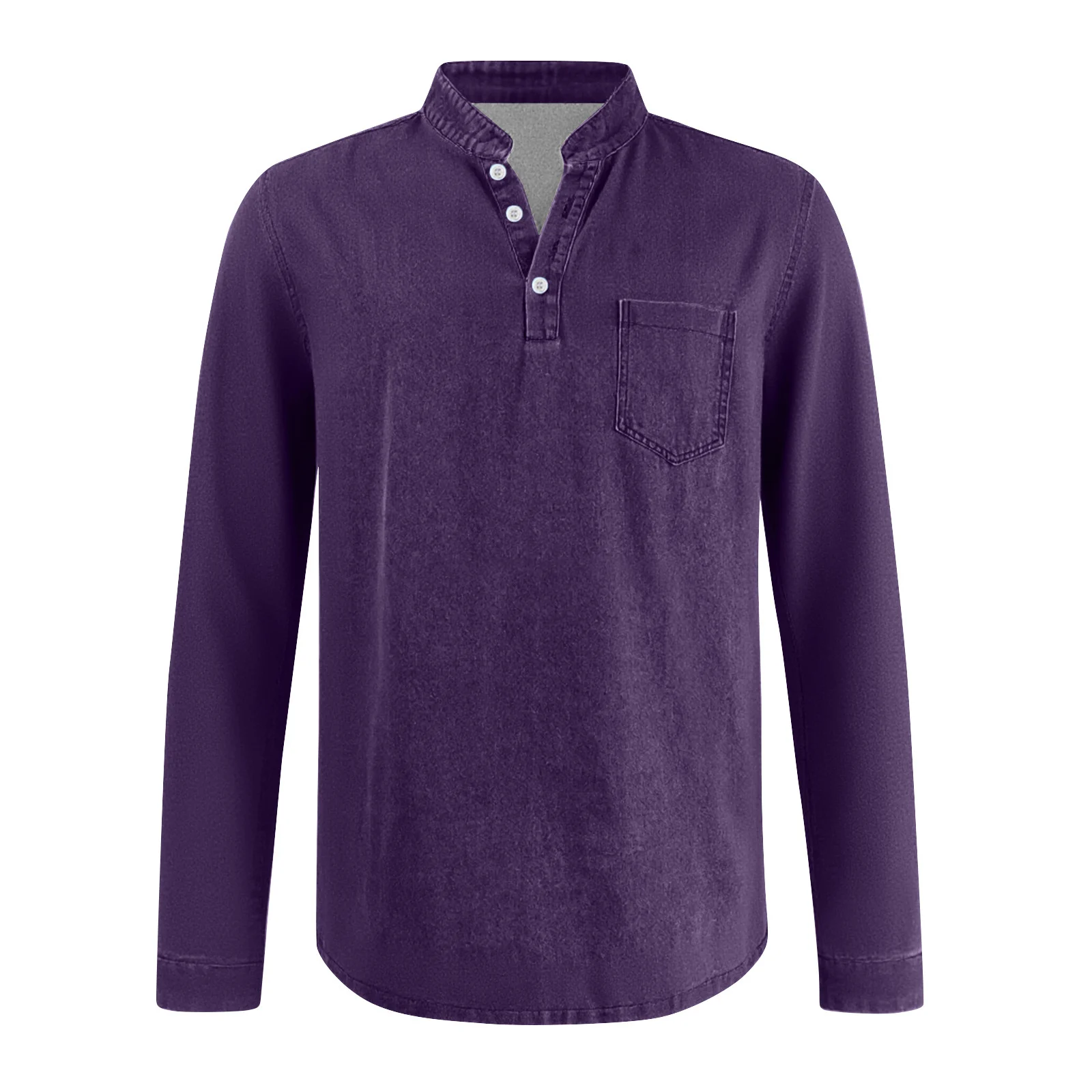 Mens Casual Front-button Top — image 6