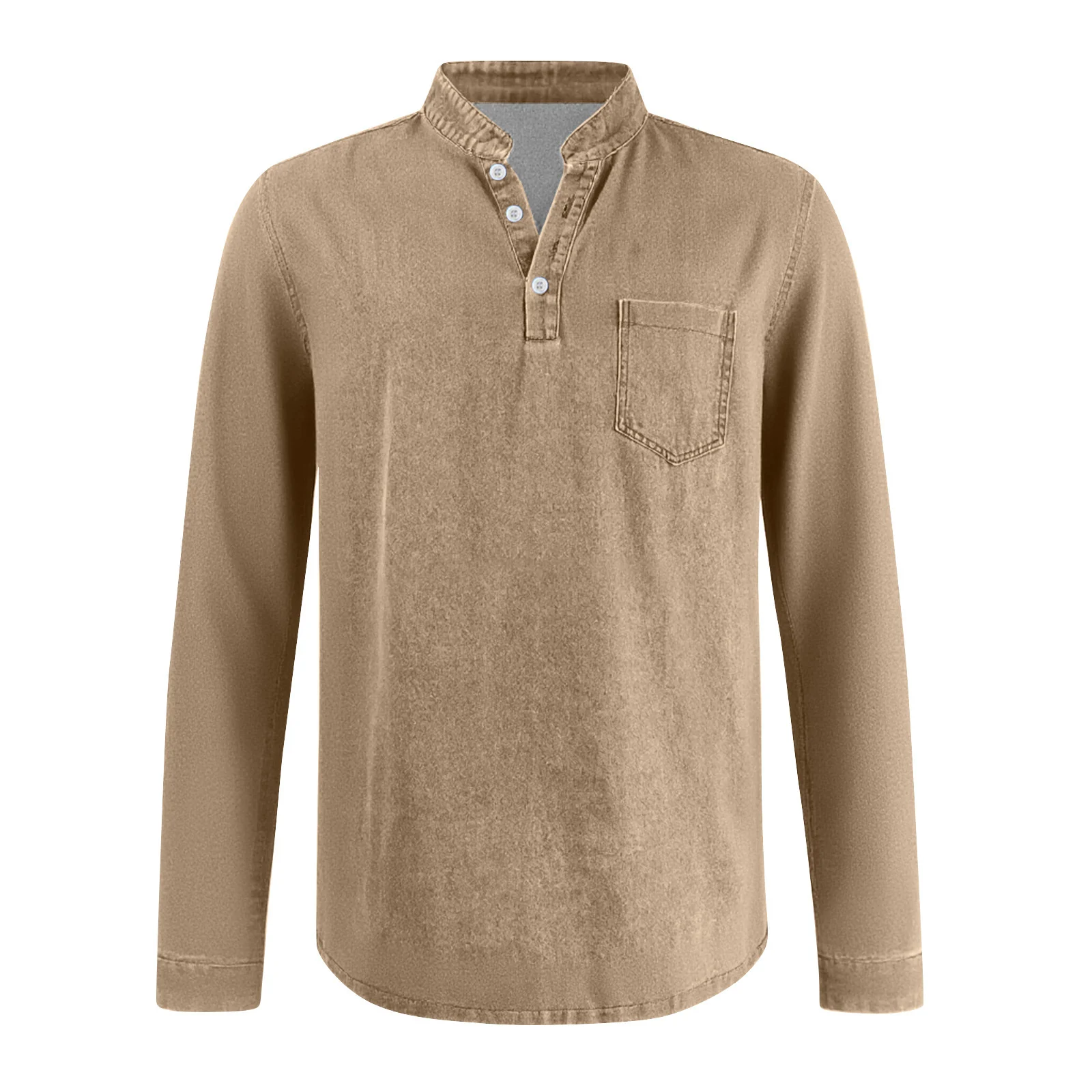 Mens Casual Front-button Top — image 11