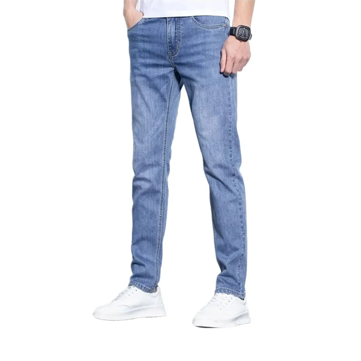 Mens Durable Straight-leg Jeans — image 6