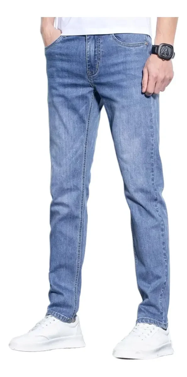 Mens Durable Straight-leg Jeans — image 4
