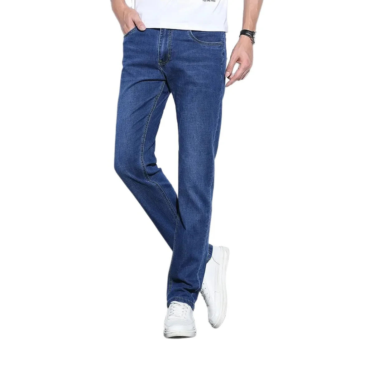 Mens Durable Straight-leg Jeans — image 7