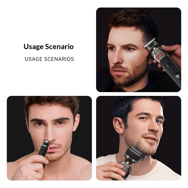 Mens Electric Hair Clipper For Haircutting And Carving — image 2
