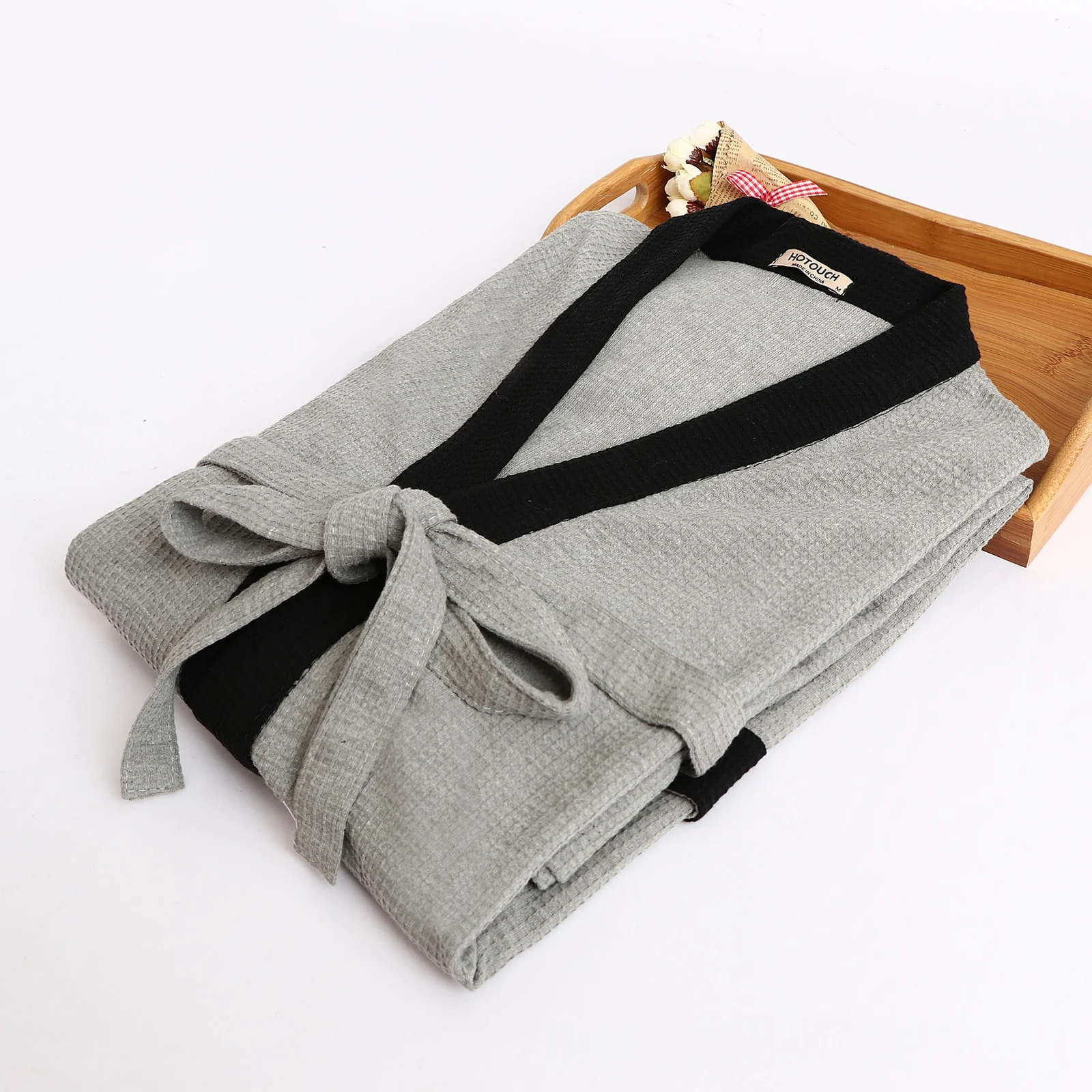Mens Fashionable Casual Waffle-weave Nightgown — image 6