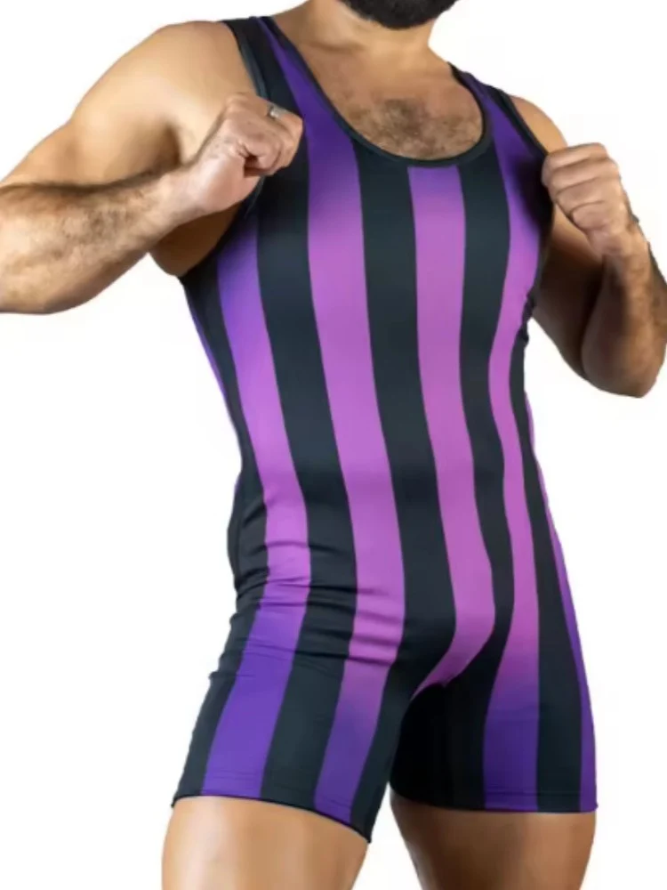 Mens Fashionable Sports Tight-fitting Jumpsuit — image 5