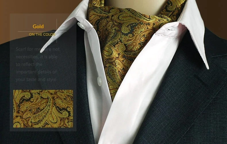 Mens Formal Jacquard Scarf With Tiny Polka Dots Neck Wrap — variant image