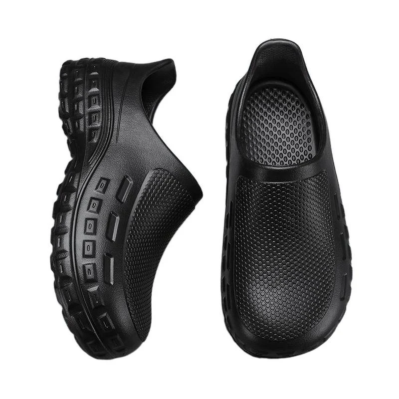 Mens Four-season Kitchen Shoes Waterproof And Non-slip Casual Ankle Boots — image 3