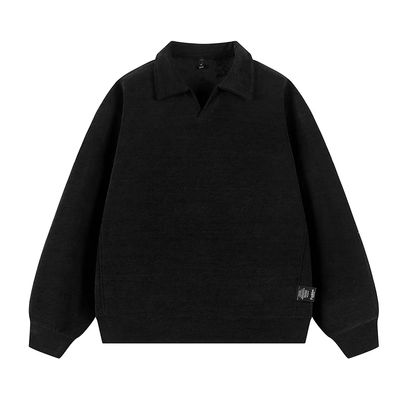 Mens Heavyweight Casual Long-sleeve Top — image 5