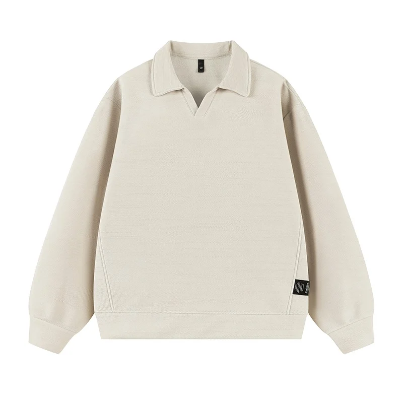 Mens Heavyweight Casual Long-sleeve Top — image 2