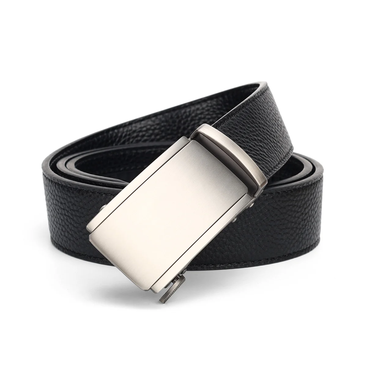 Mens High-end Automatic-buckle Leather Belt — image 3
