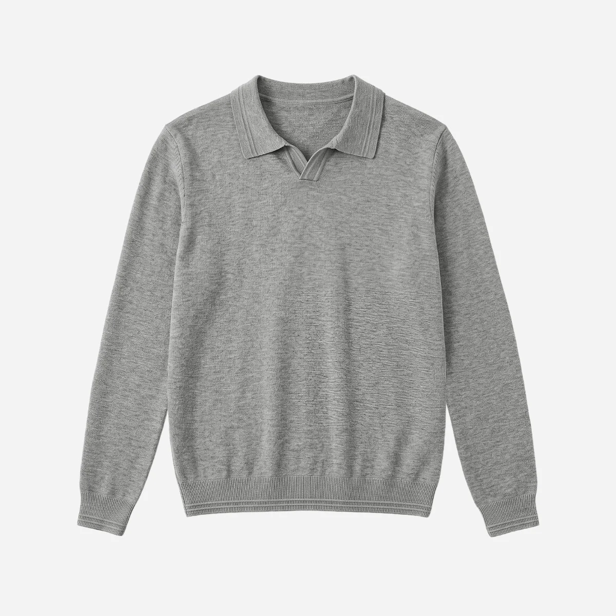 Mens Knitted Sweater High-end Long-sleeve Top — image 2