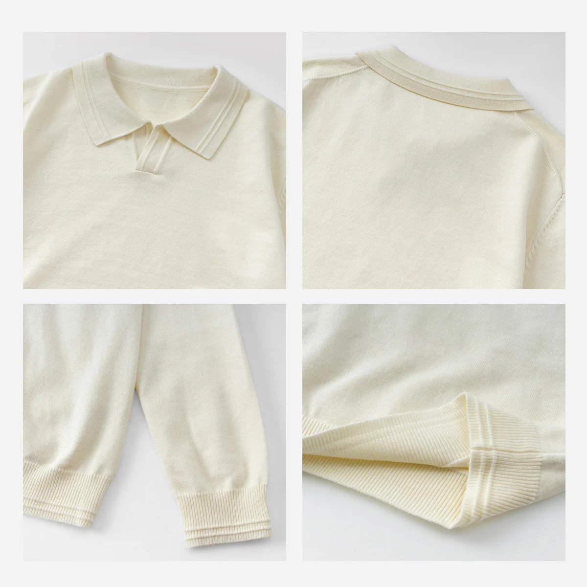 Mens Knitted Sweater High-end Long-sleeve Top — image 6