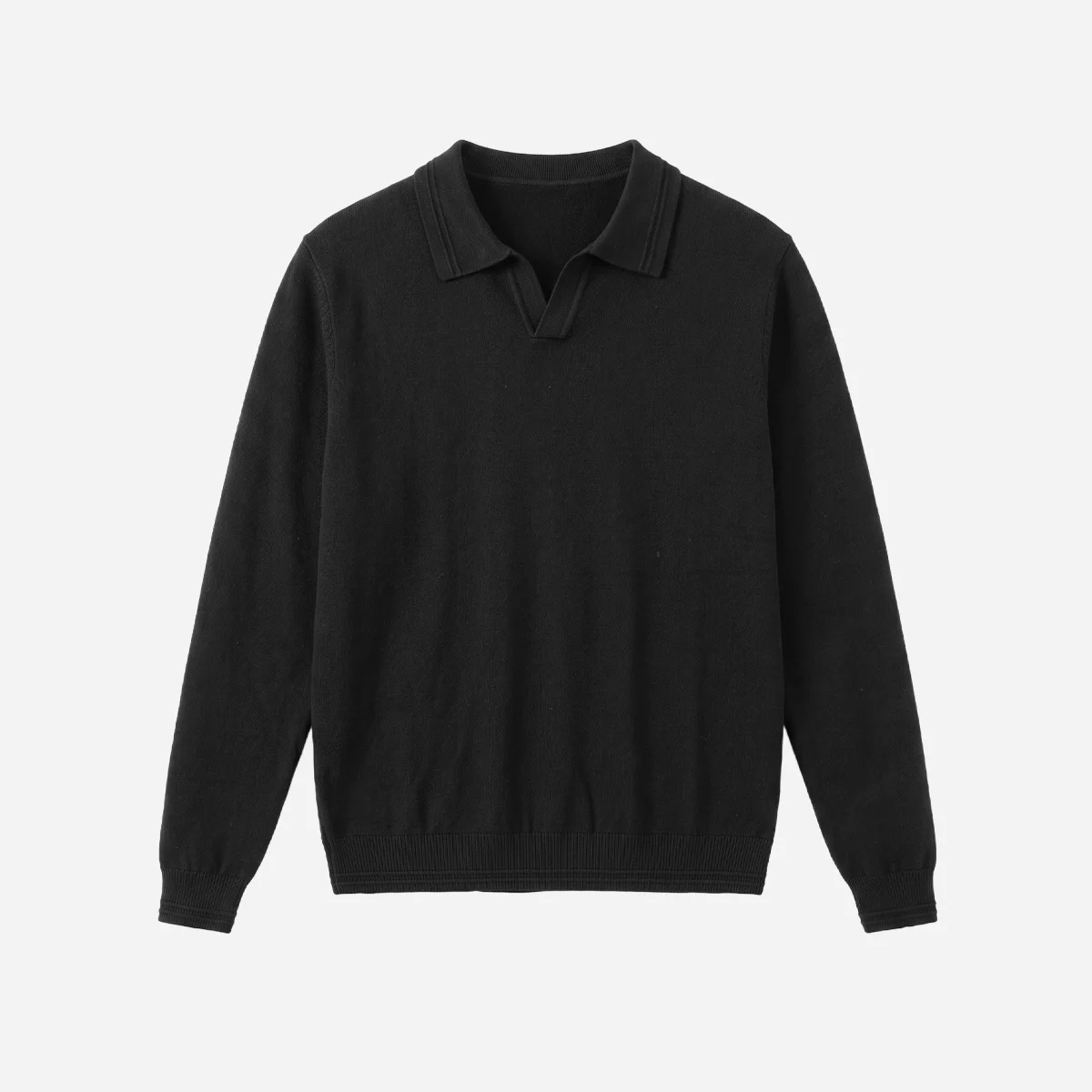 Mens Knitted Sweater High-end Long-sleeve Top — image 3