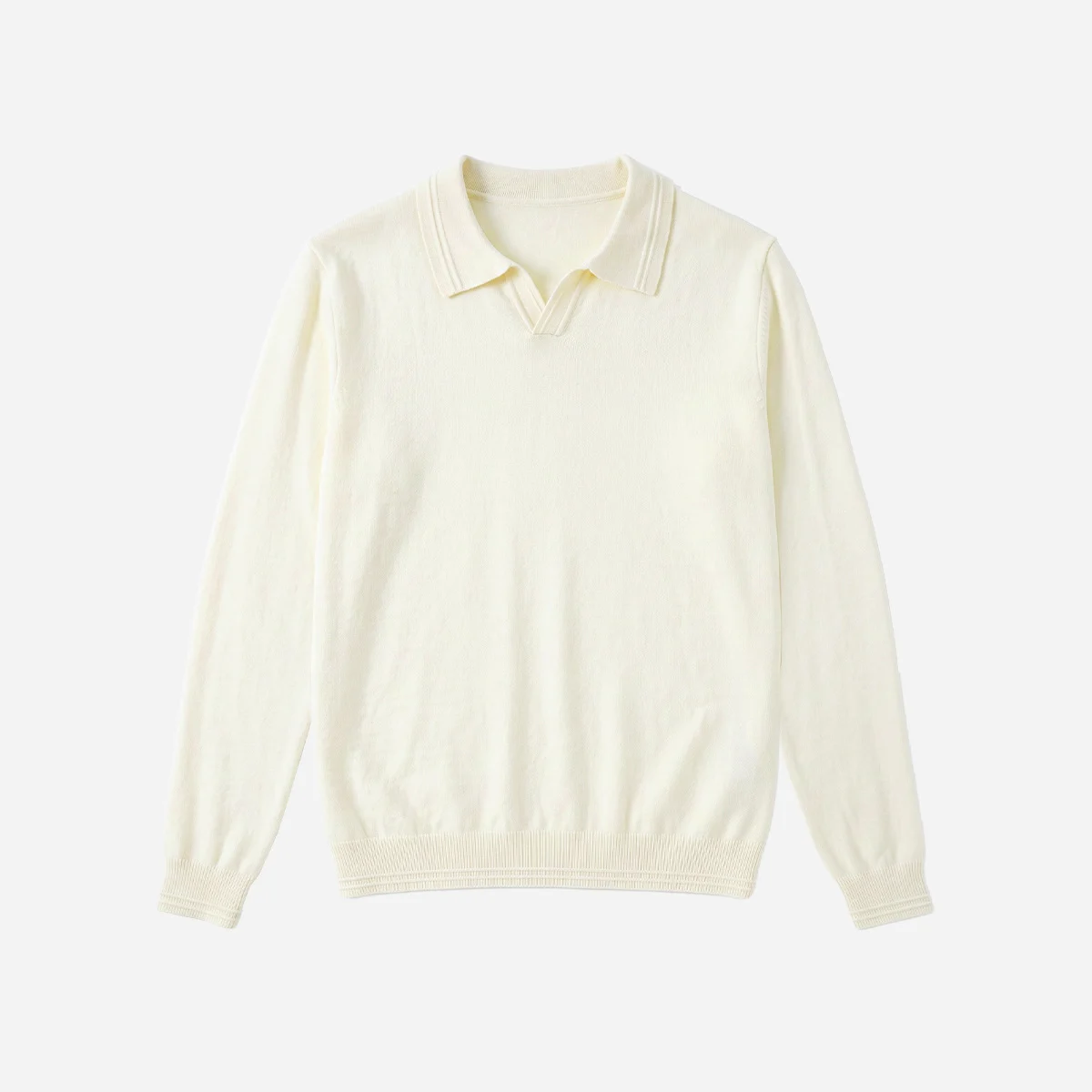 Mens Knitted Sweater High-end Long-sleeve Top — image 5