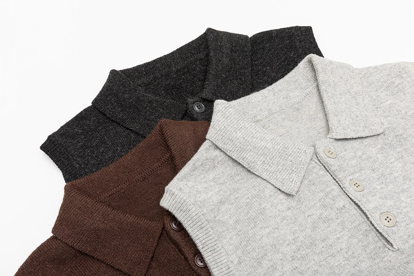 Mens Lapel-neck Sleeveless Knitted Sweater Vest Top — image 2