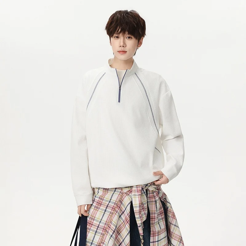 Mens Loose-fit Casual Long-sleeve Sweatshirt — image 2