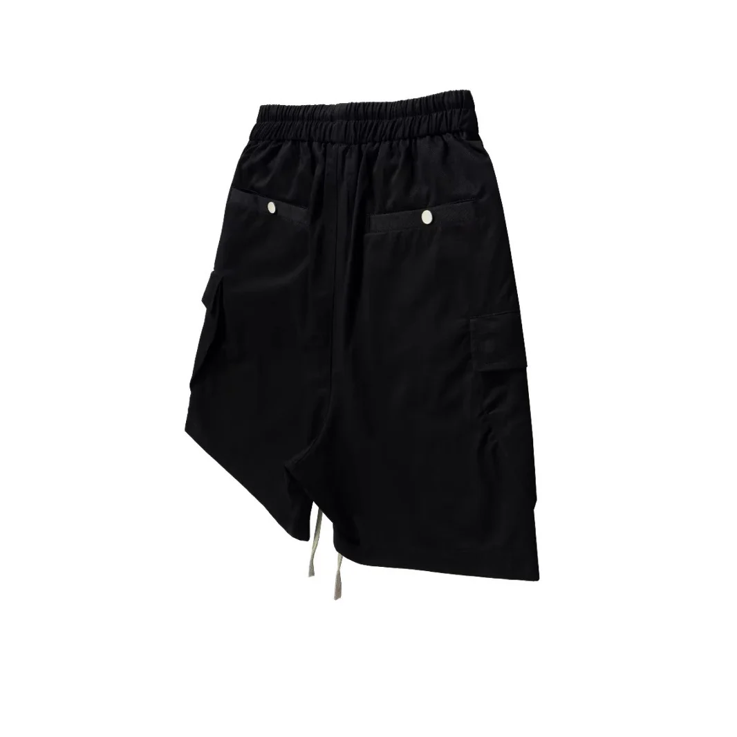 Mens Loose-fit Straight-leg Multi-pocket Utility Shorts — image 4
