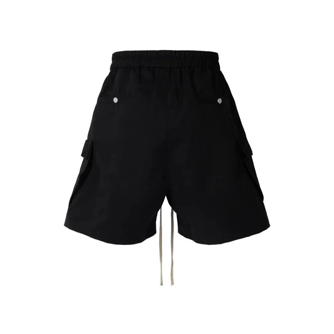 Mens Loose-fit Straight-leg Multi-pocket Utility Shorts — image 5