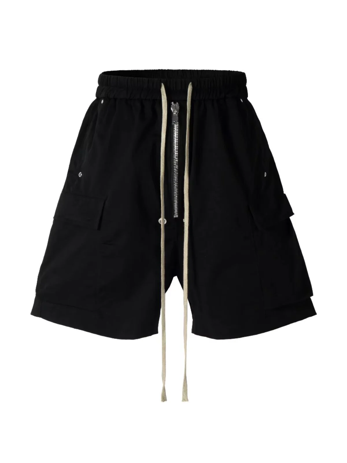 Mens Loose-fit Straight-leg Multi-pocket Utility Shorts — image 2
