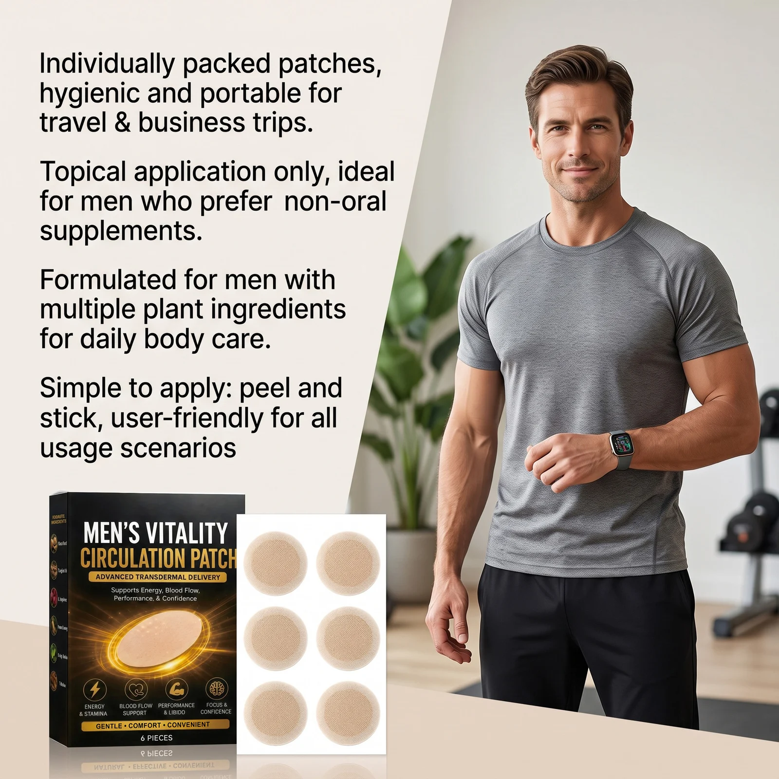 Mens Massage Vitality Care Patch — image 2