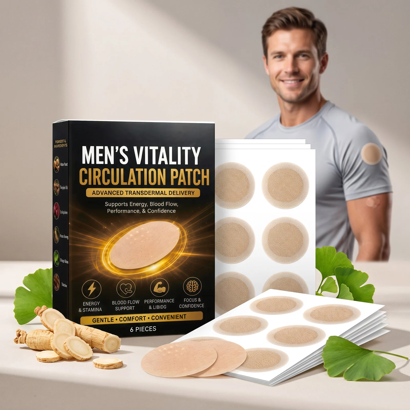 Mens Massage Vitality Care Patch — image 3