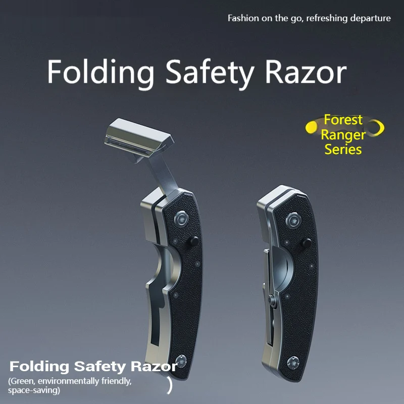 Mens Metal Manual Folding Razor — image 3