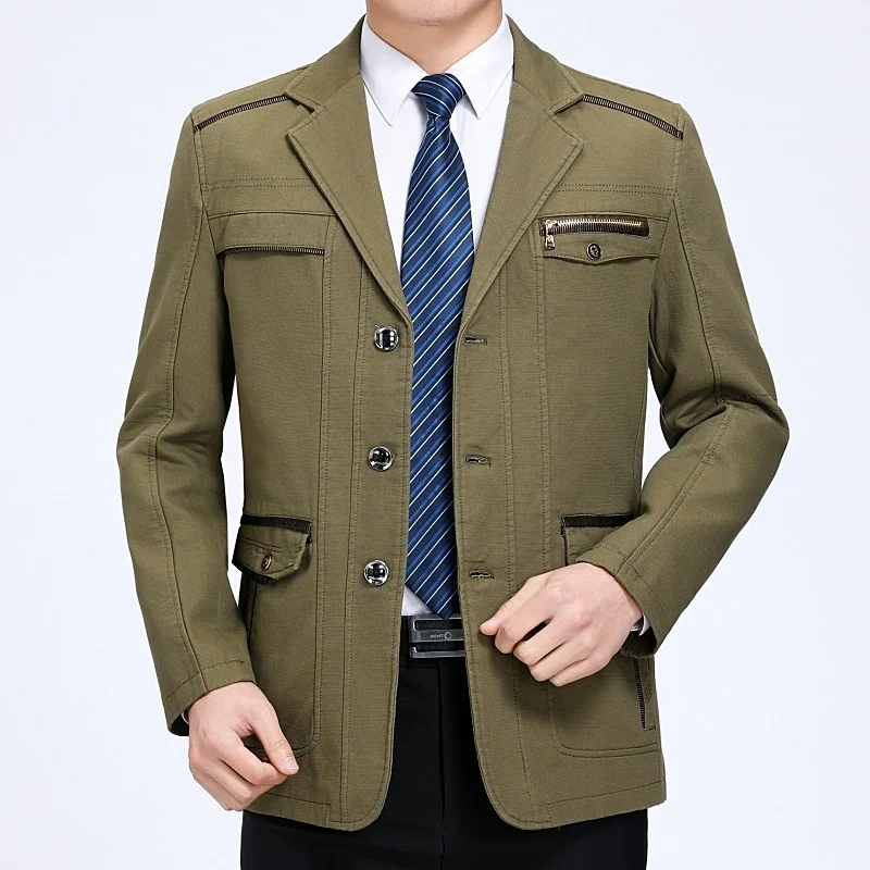Mens Mid-thick Loose-fitting Casual Top — image 8