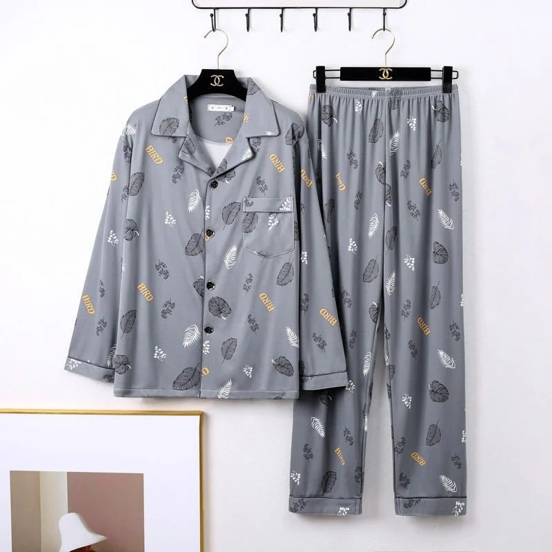 Mens Minimalist Long Sleeve Loungewear Pajamas — image 3
