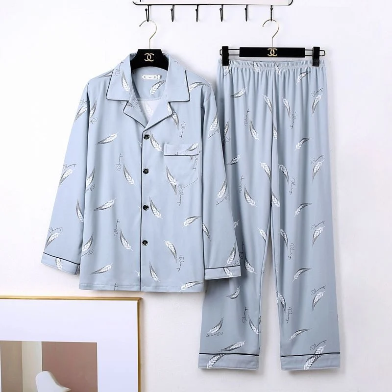 Mens Minimalist Long Sleeve Loungewear Pajamas — image 9