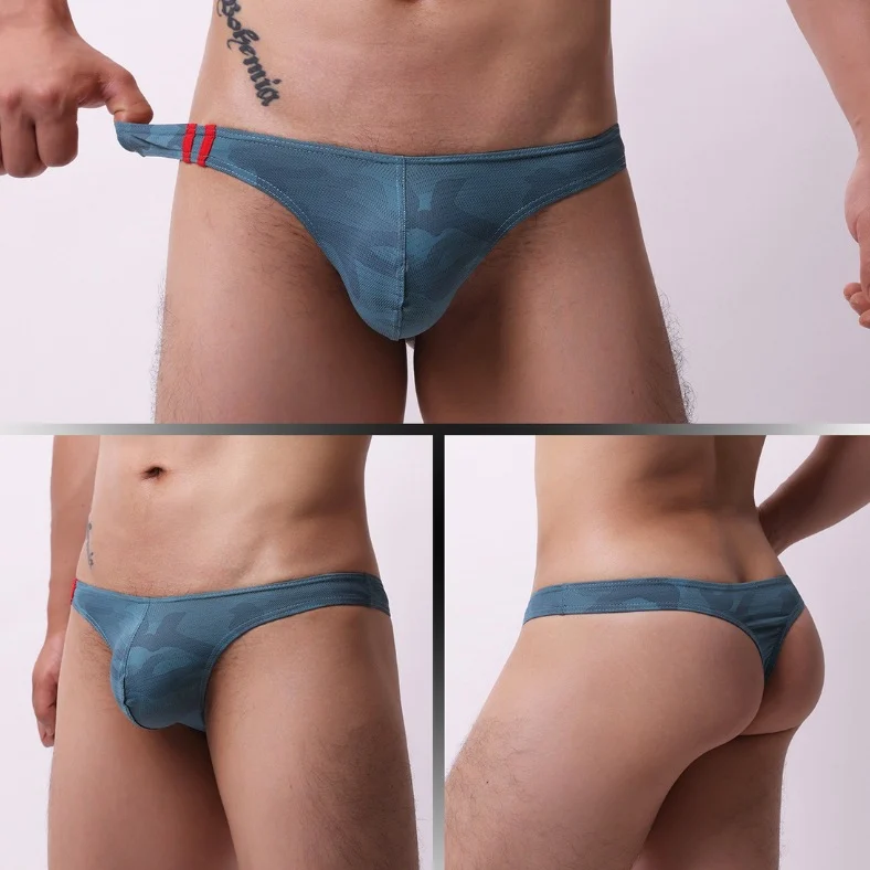 Mens Moisture-wicking Low-rise Underwear With Cartoon Print — image 6