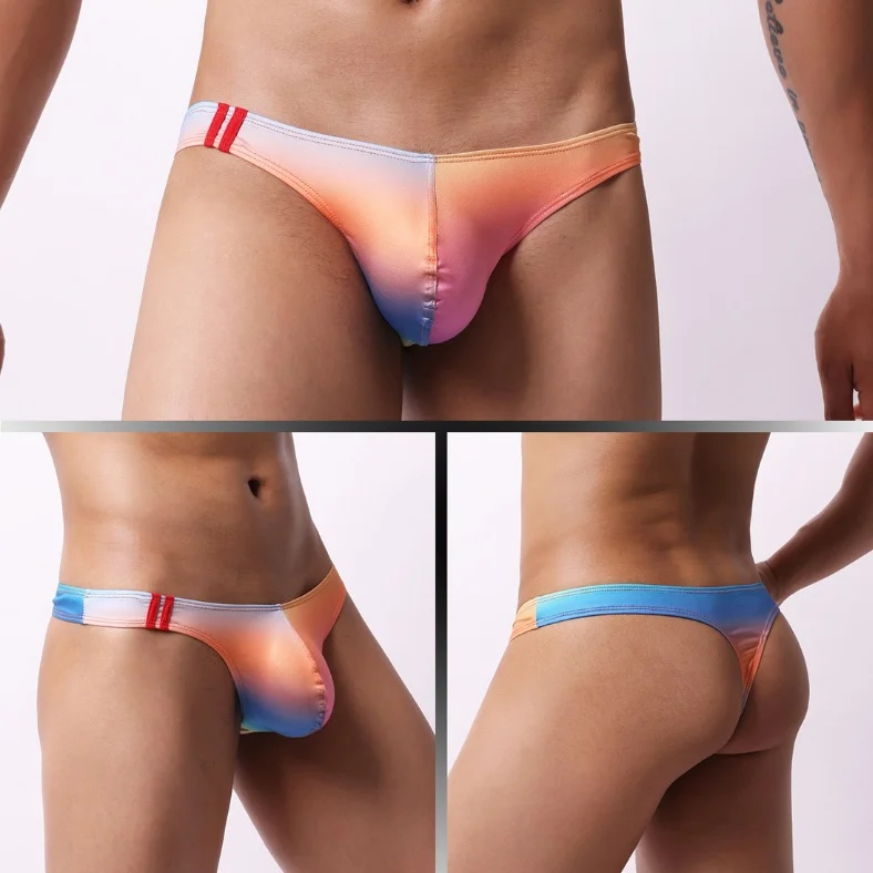 Mens Moisture-wicking Low-rise Underwear With Cartoon Print — image 3