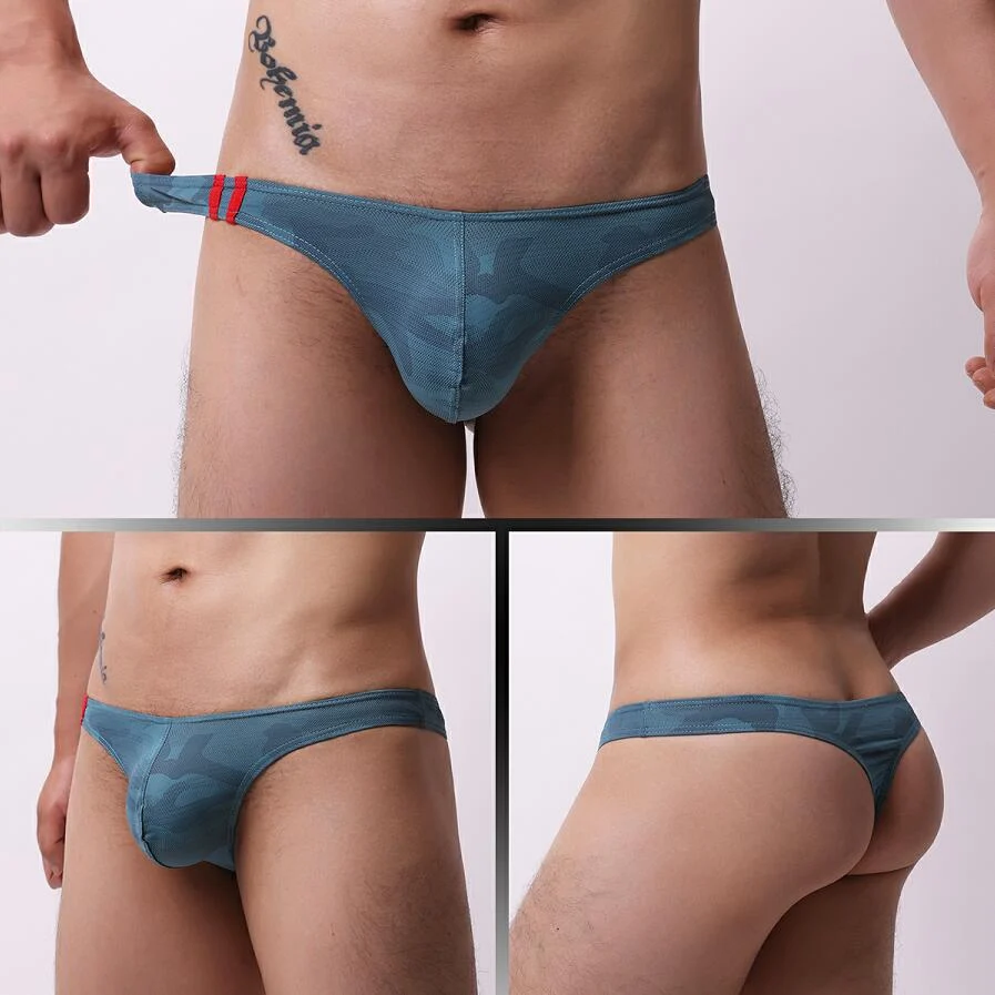 Mens Moisture-wicking Low-rise Underwear With Cartoon Print — image 4