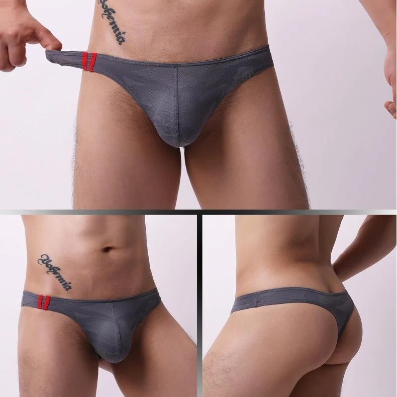 Mens Moisture-wicking Low-rise Underwear With Cartoon Print — image 10