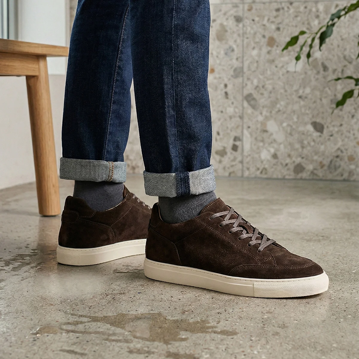Mens New Cashmere-lined Simple Casual Fashion Shoes — image 2