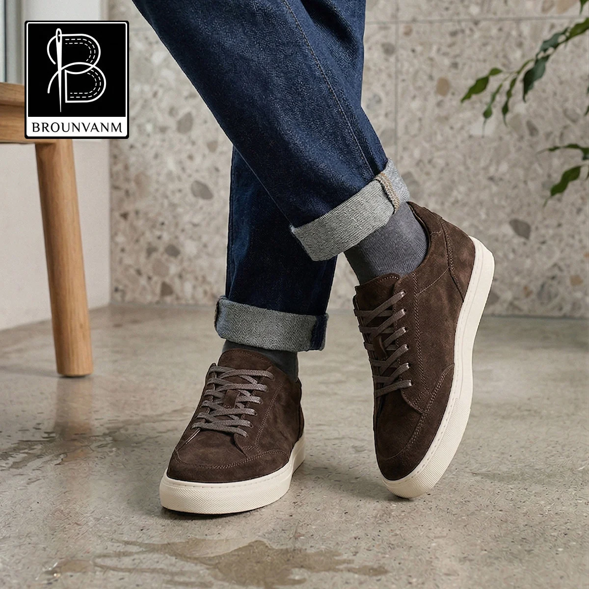 Mens New Cashmere-lined Simple Casual Fashion Shoes — image 4