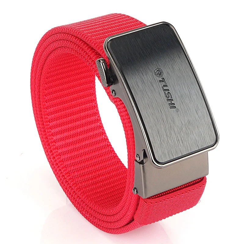 Mens Outdoor Sports Woven Nylon Belt — image 1