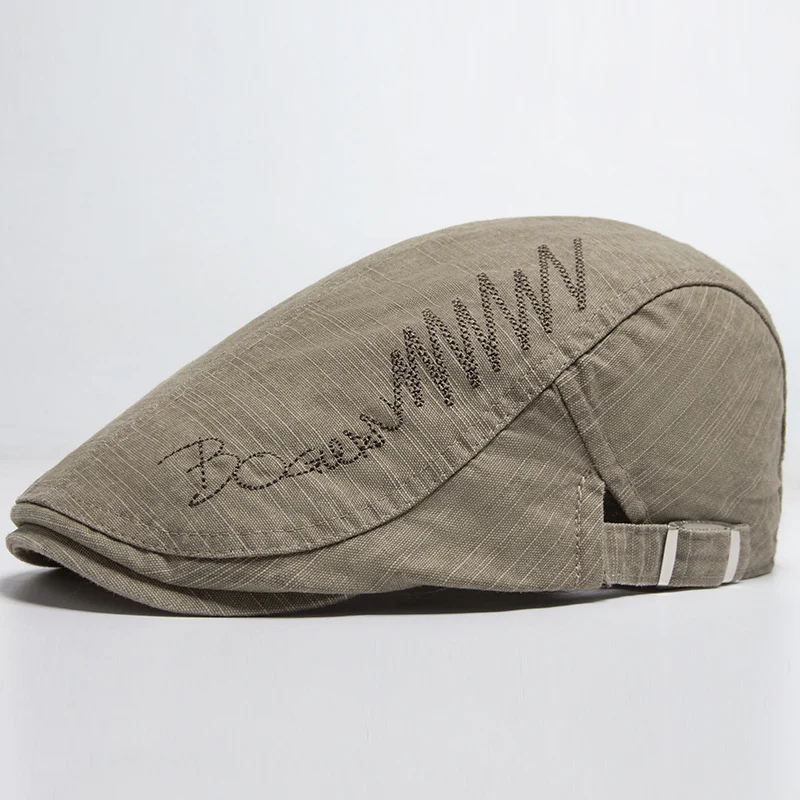 Mens Pure Cotton Embroidered Cap — image 4