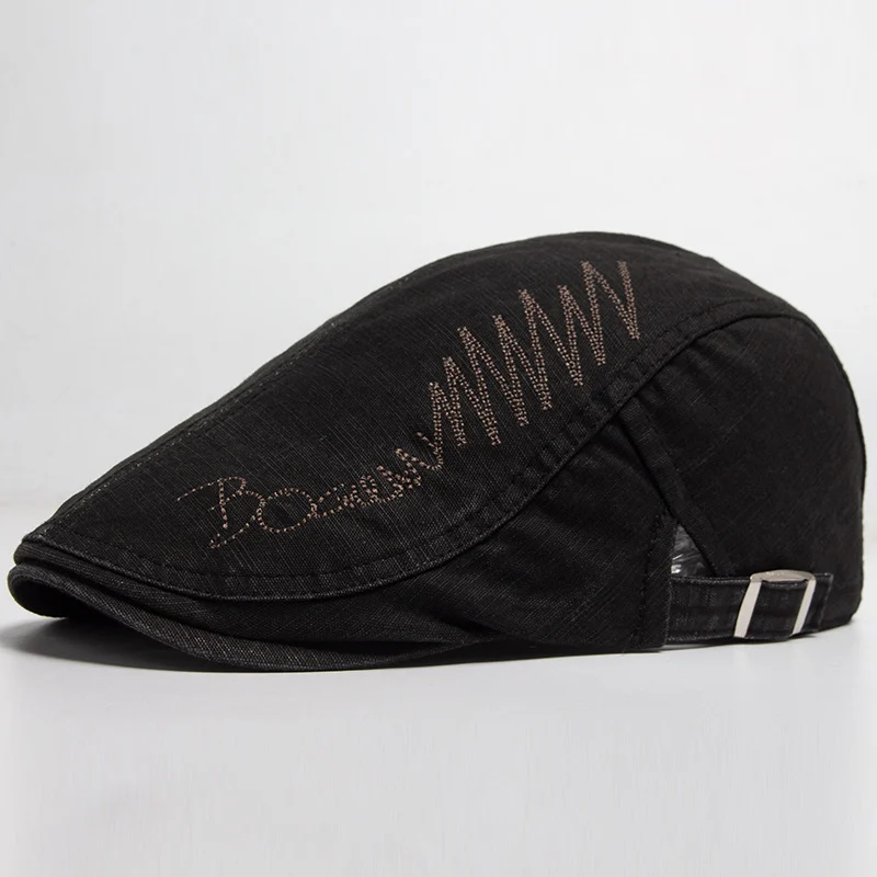 Mens Pure Cotton Embroidered Cap — variant image