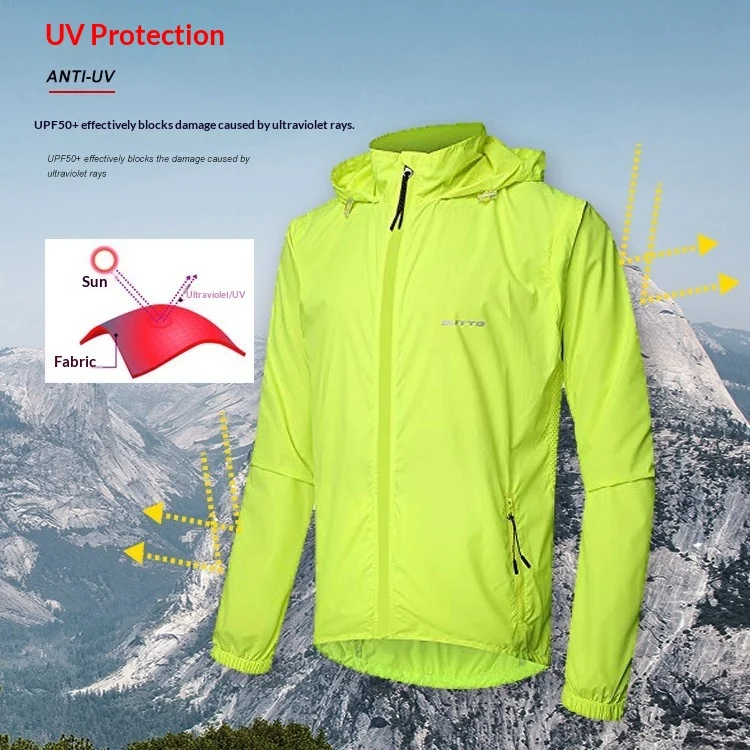 Mens Rain-resistant Cycling Jacket — image 2