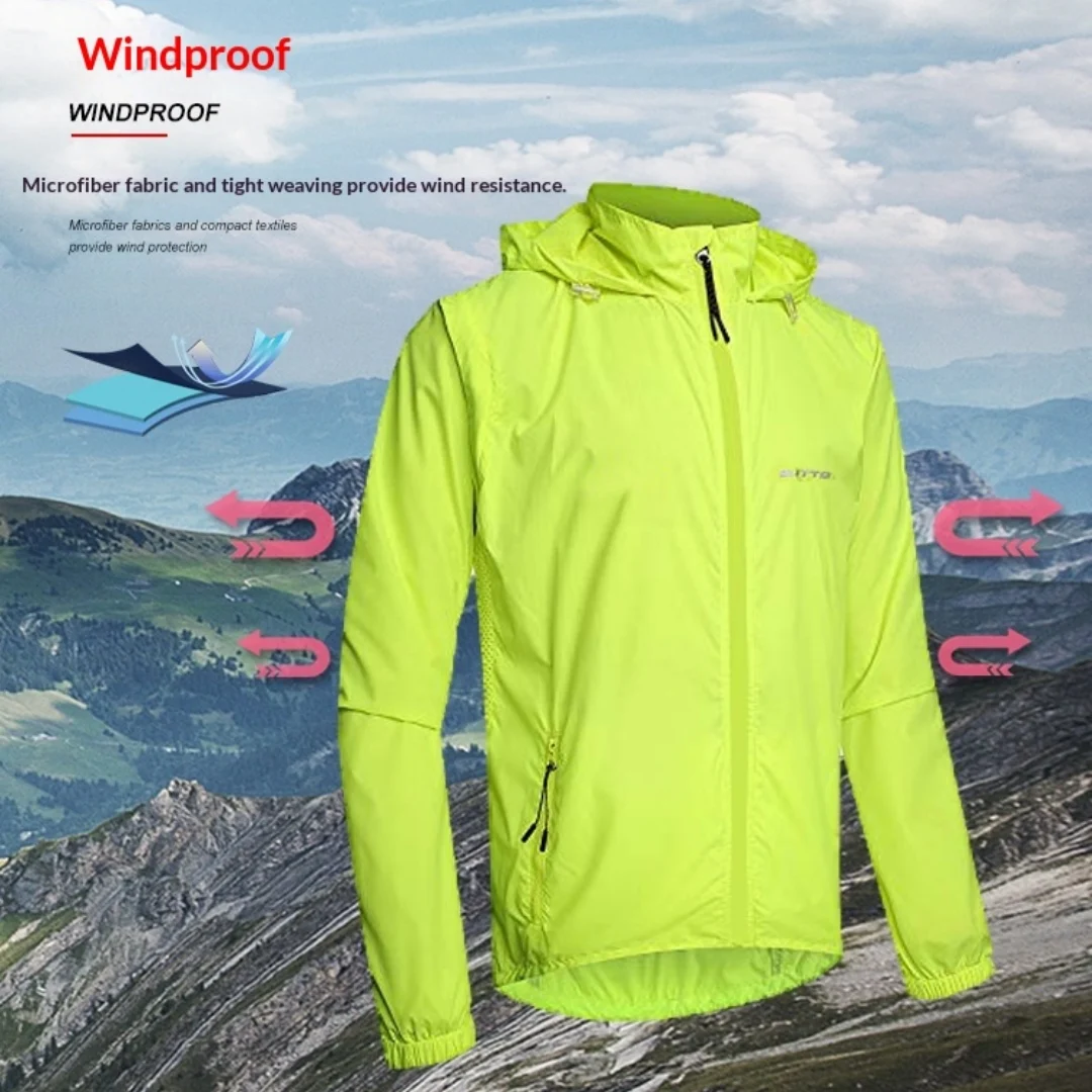 Mens Rain-resistant Cycling Jacket — image 4
