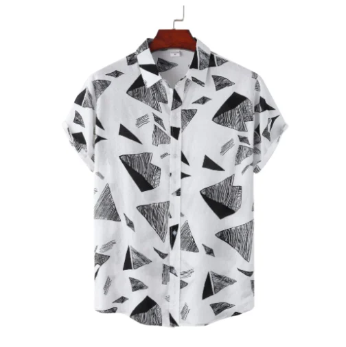 Mens Relaxed-fit Short-sleeve Vintage Shirt — image 5