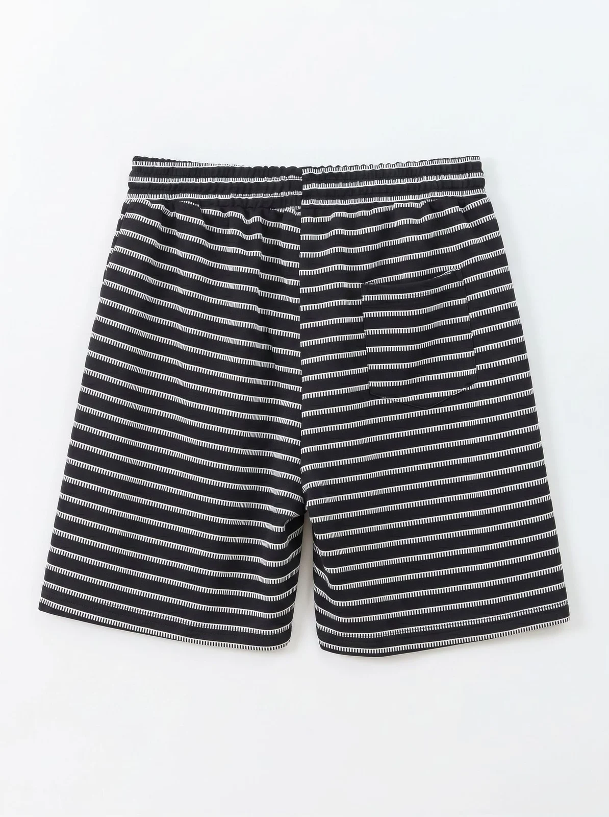 Mens Retro Striped Shorts Style — image 2
