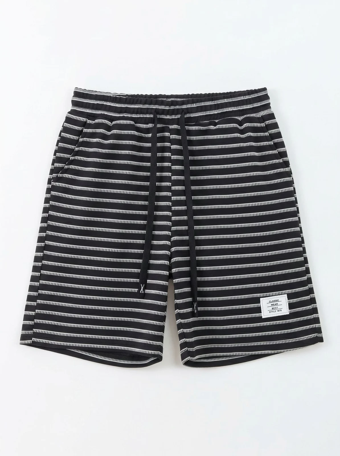 Mens Retro Striped Shorts Style — image 6
