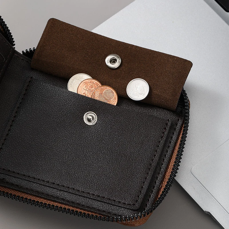 Mens Short Multi-functional Stylish Wallet With Multiple Card Slots — image 4