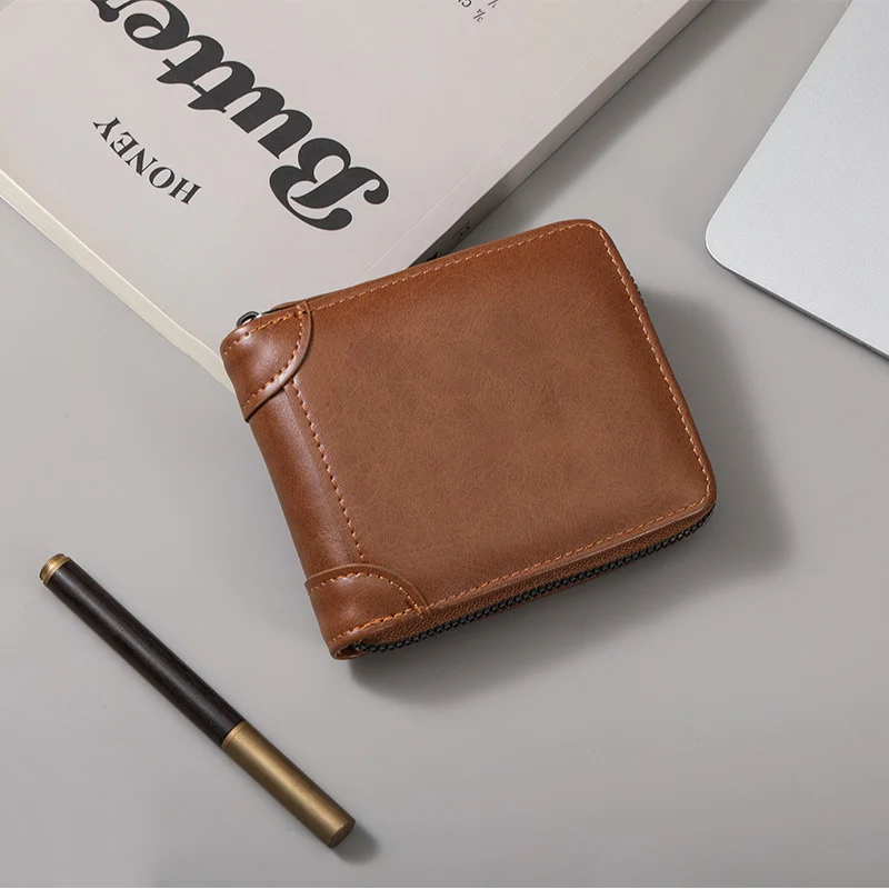 Mens Short Multi-functional Stylish Wallet With Multiple Card Slots — image 6