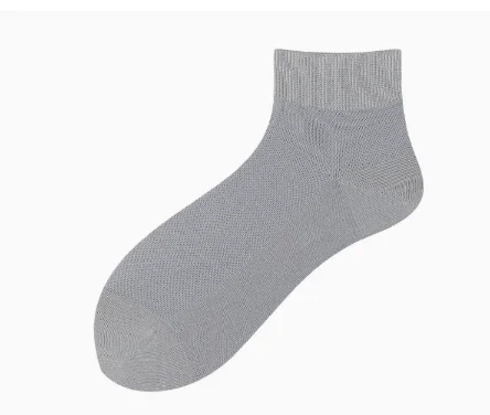 Mens Short Spring Summer Mesh Breathable Seamless Pure Cotton Socks — image 5